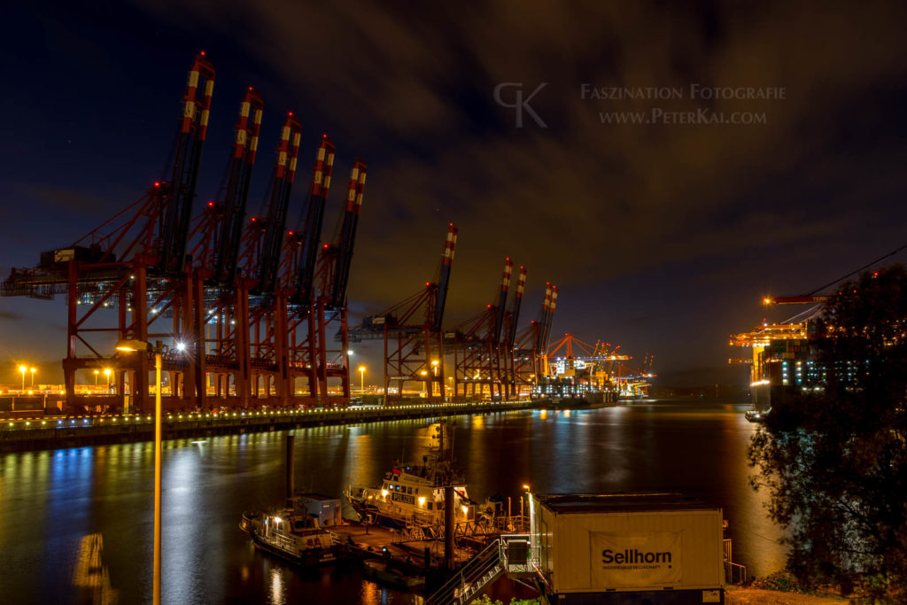 Hamburg - Containerterminal Burchardkai - Waltershofer Damm